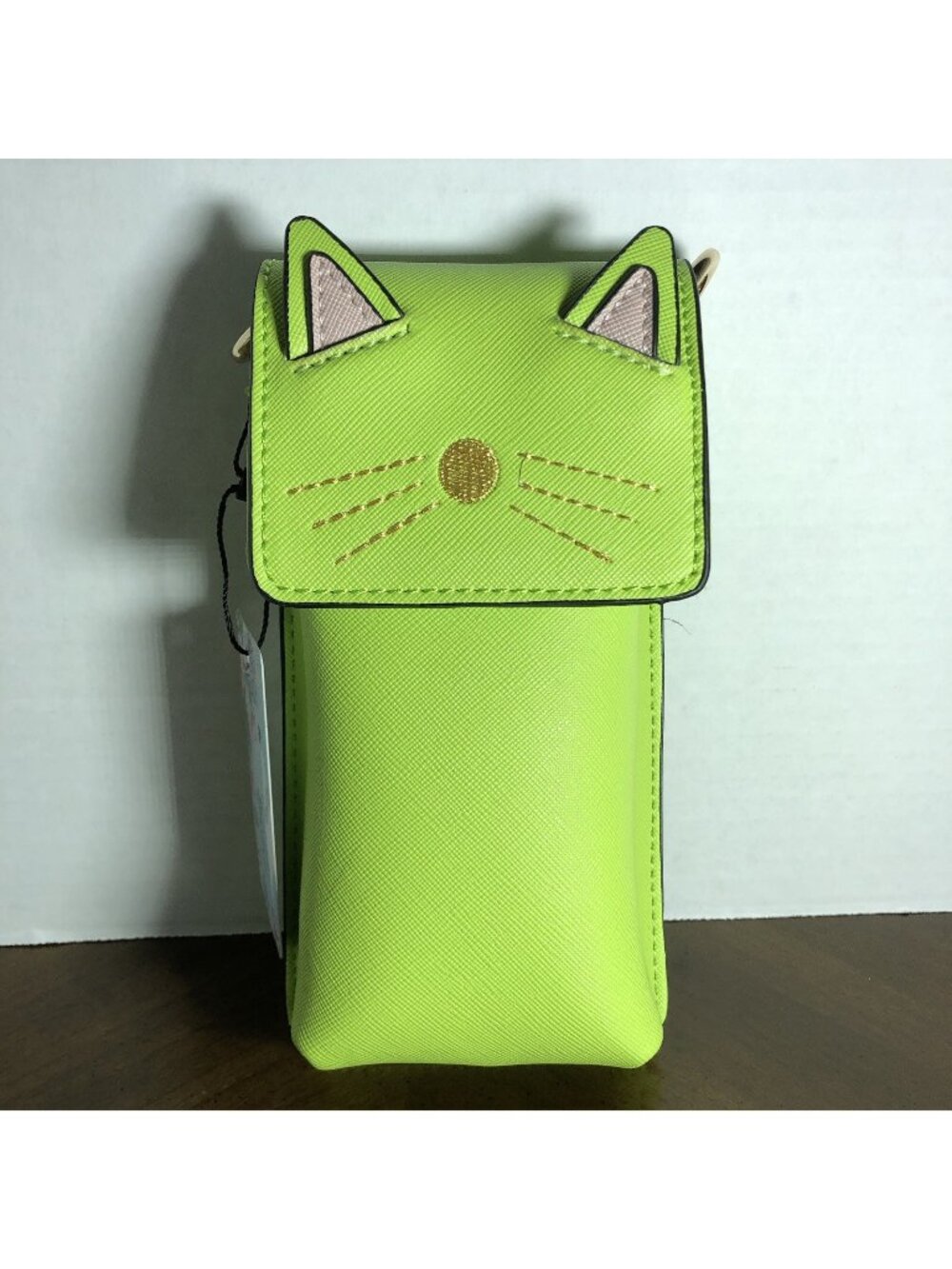 Brentano Cat Cell Phone Crossbody In Neon Green